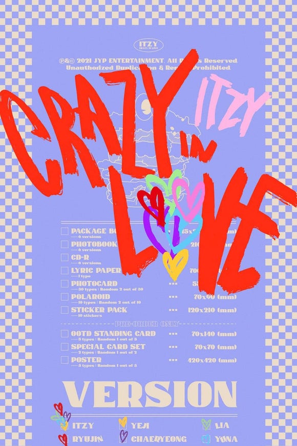 ITZY - CRAZY IN LOVE (1st Album)