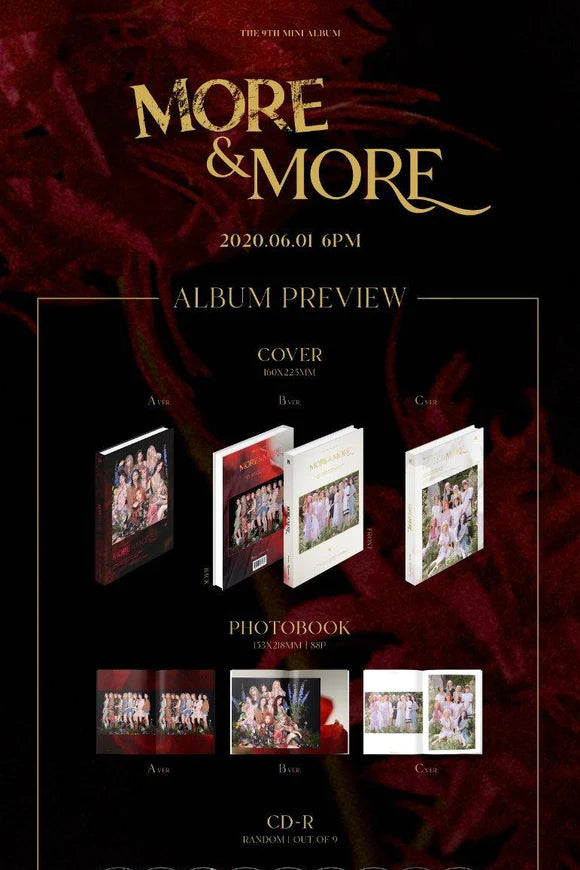 TWICE - MORE & MORE (9TH MINI ALBUM)