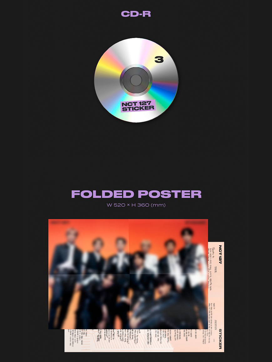 NCT 127 - STICKER (Sticker Version) [3rd Album]