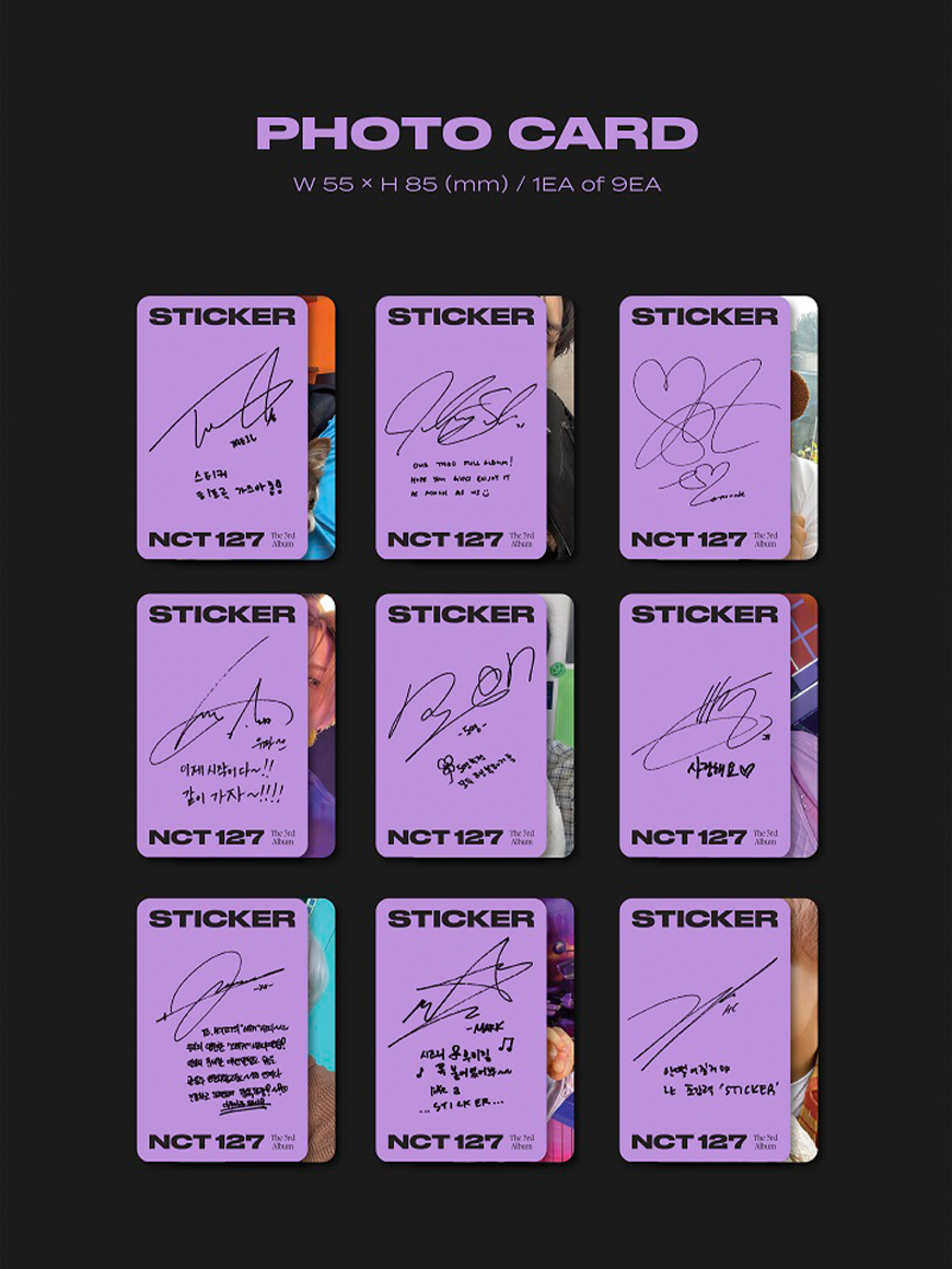 NCT 127 - STICKER (Sticker Version) [3rd Album]