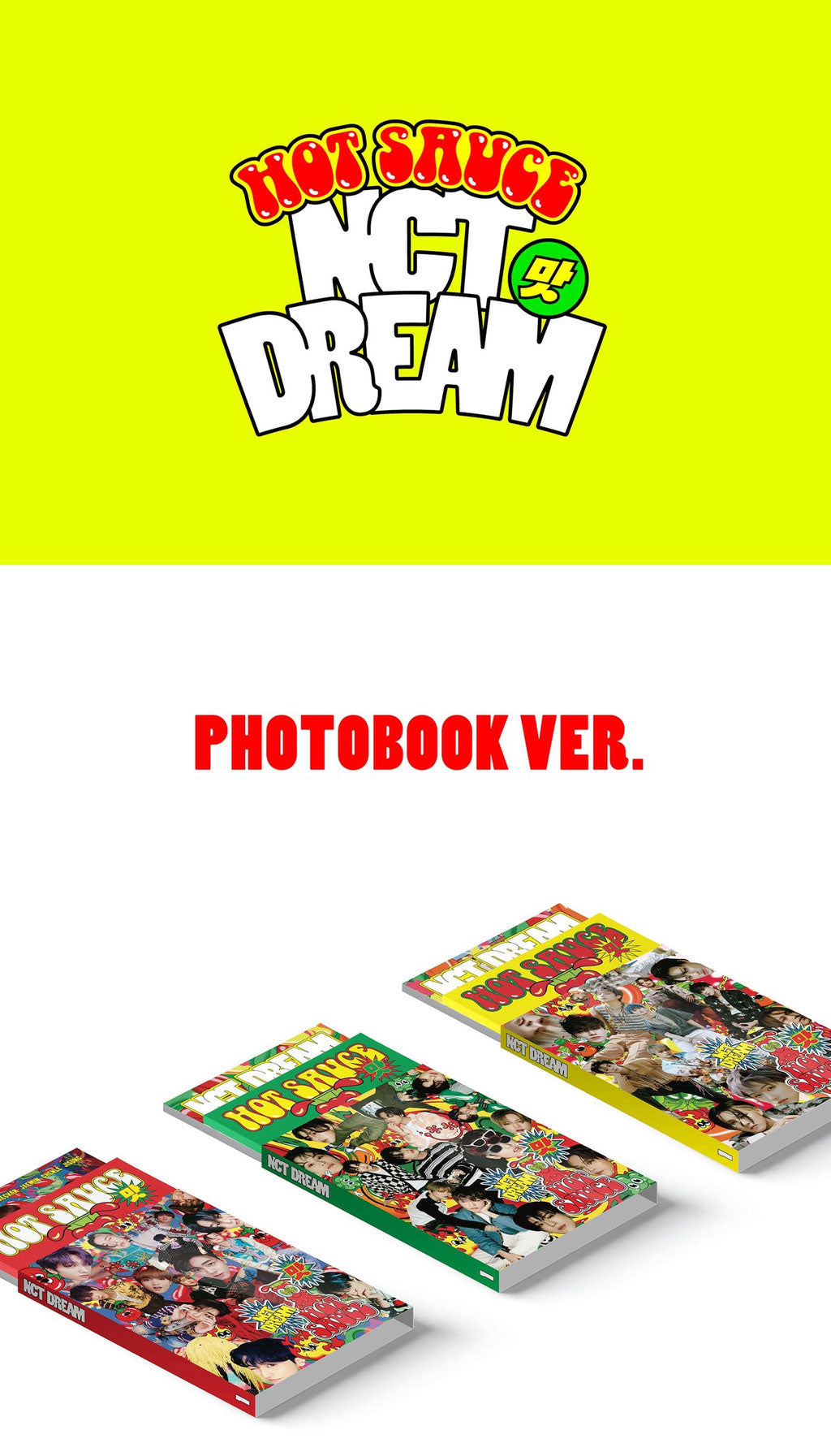 NCT DREAM - Hot Sauce (Photobook Version) [1st Album]