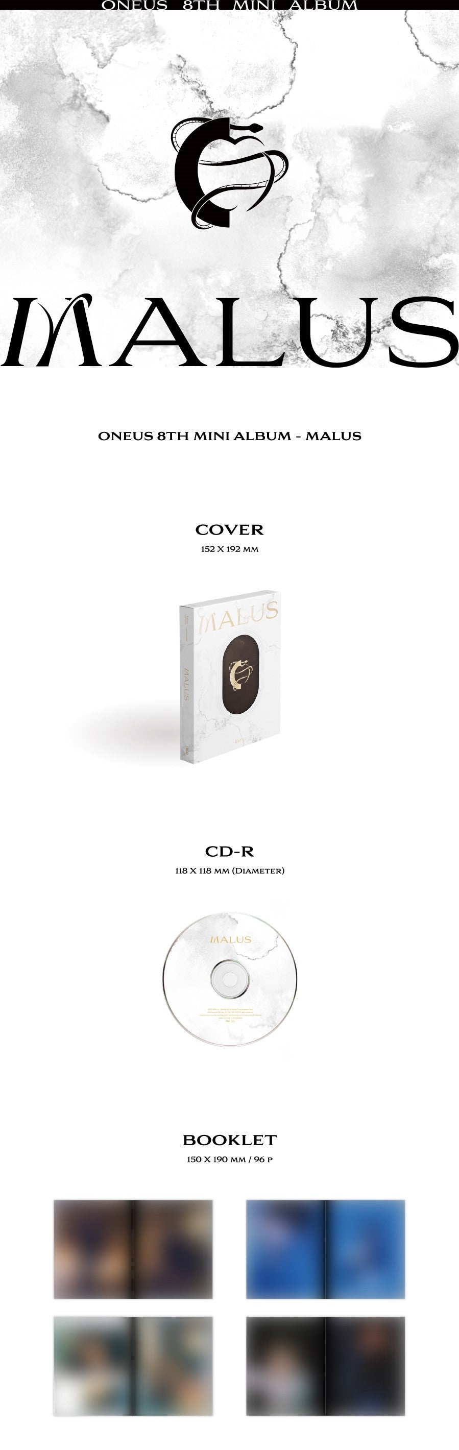 ONEUS - MALUS (MAIN Ver.) [8th Mini Album]