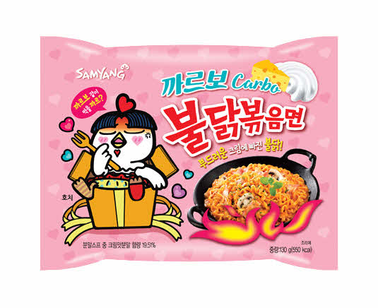 BULDAK HOT CHICKEN FLAVOR RAMEN CARBONARA SAMYANG (130g) 