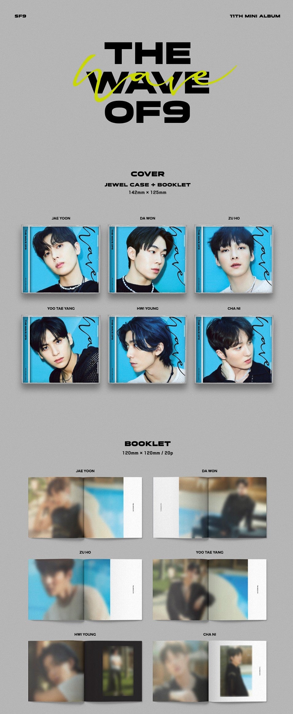 SF9 - THE WAVE OF9 (Jewel Case Ver.)