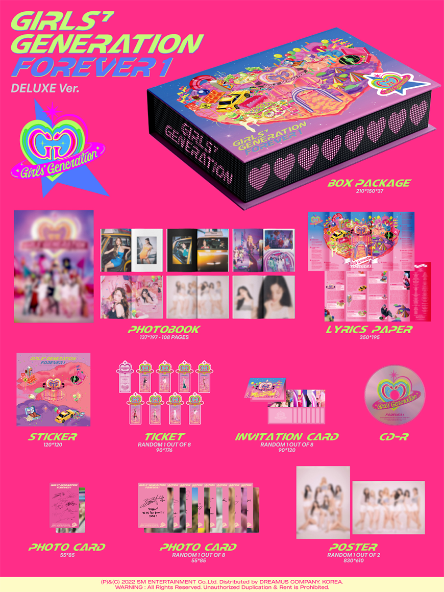 GIRLS' GENERATION - FOREVER 1 (DELUXE Ver.)