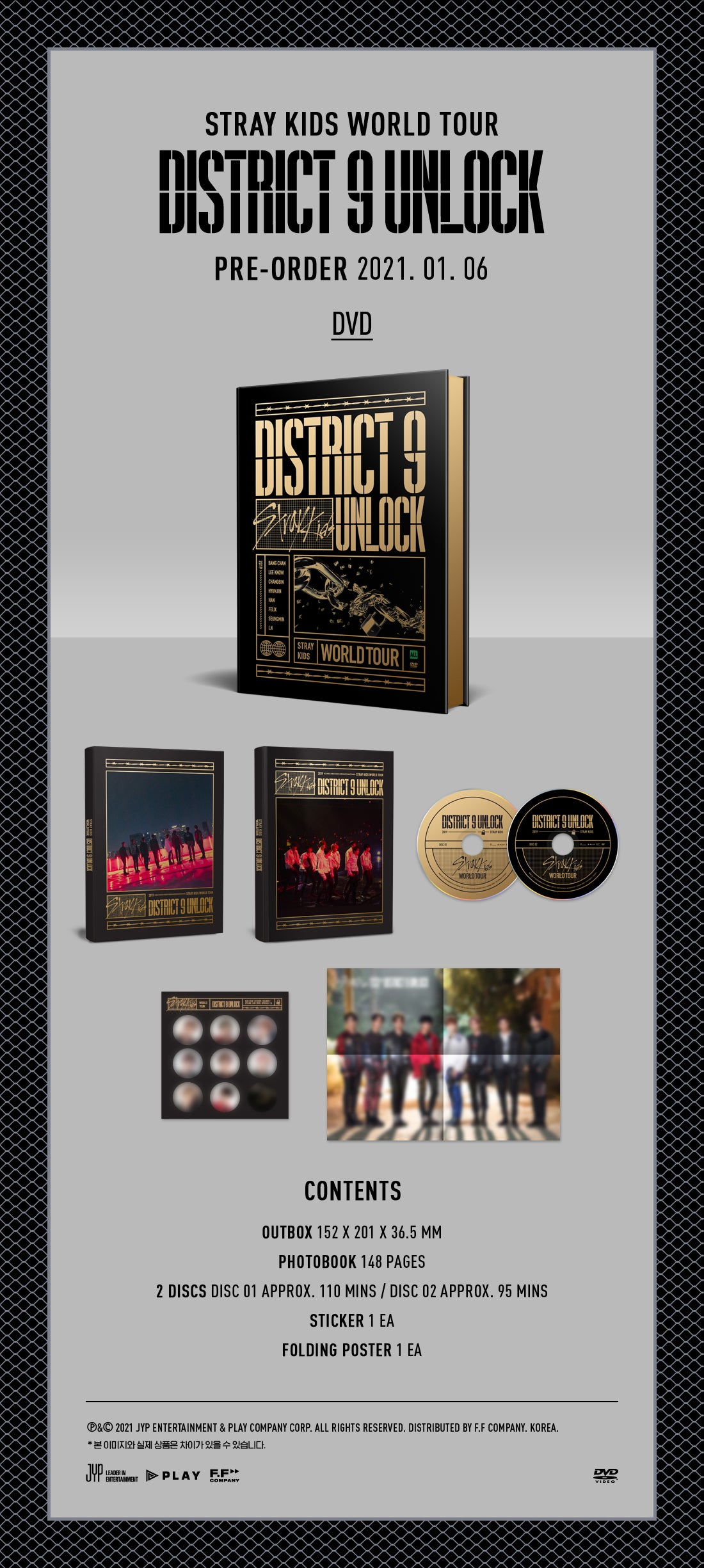 STRAY KIDS - World Tour 'District 9: Unlock' in Seoul (DVD)