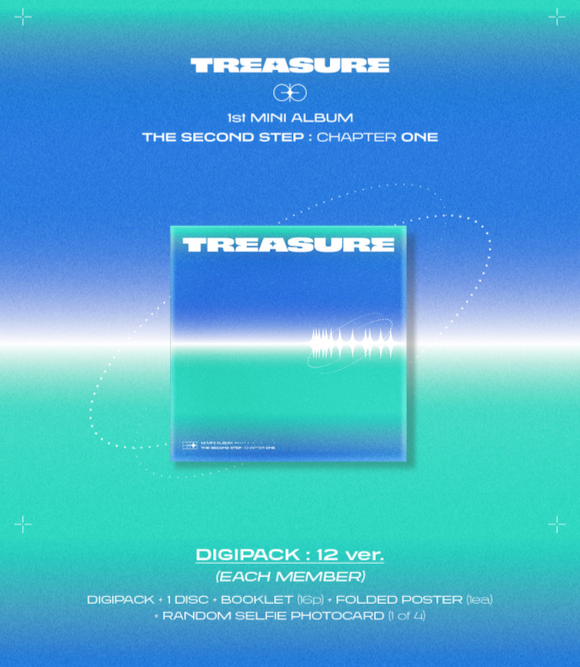 TREASURE - THE SECOND STEP : CHAPTER ONE (Digipack Version) [1st Mini Album]