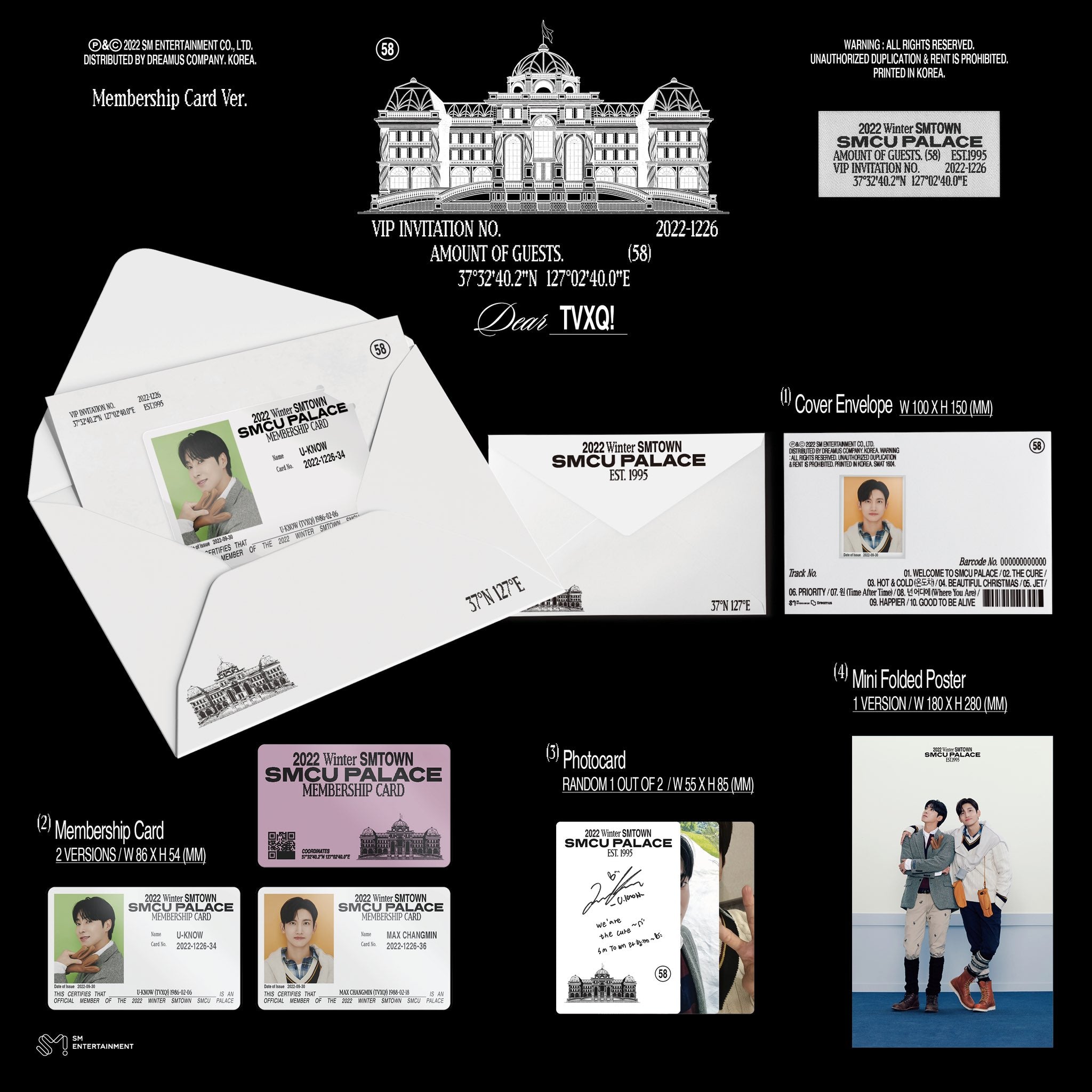 2022 WINTER SMTOWN : SMCU PALACE (Membership Card Ver.)