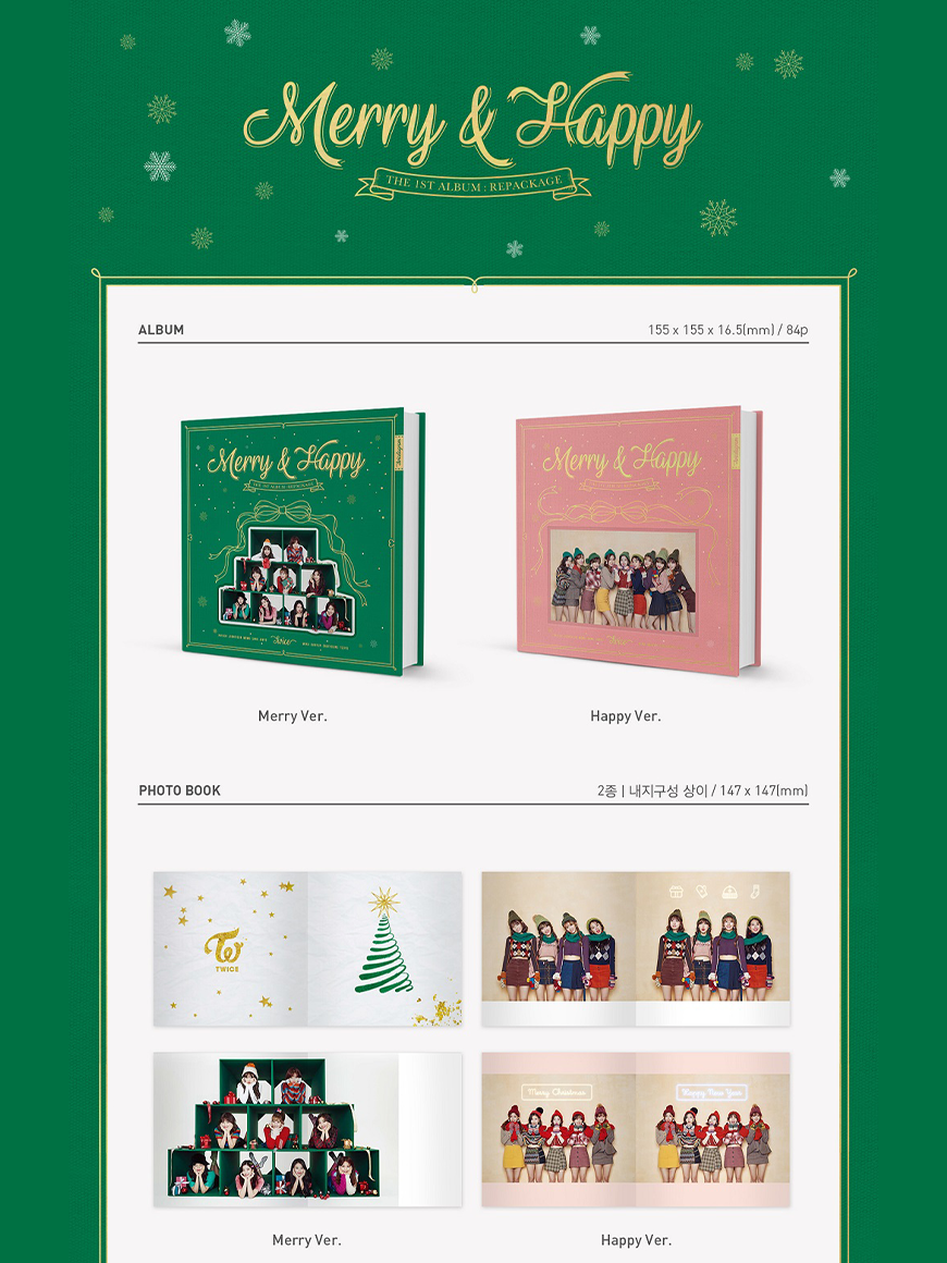 TWICE - MERRY & HAPPY (1st Album Repackage)