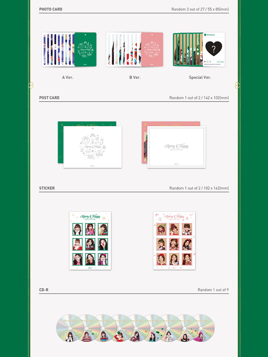 TWICE - MERRY & HAPPY (1st Album Repackage)