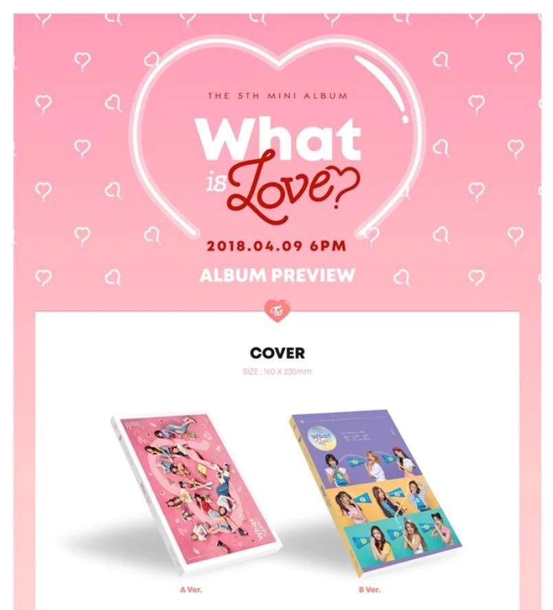 TWICE - WHAT IS LOVE? (5th Mini Album)