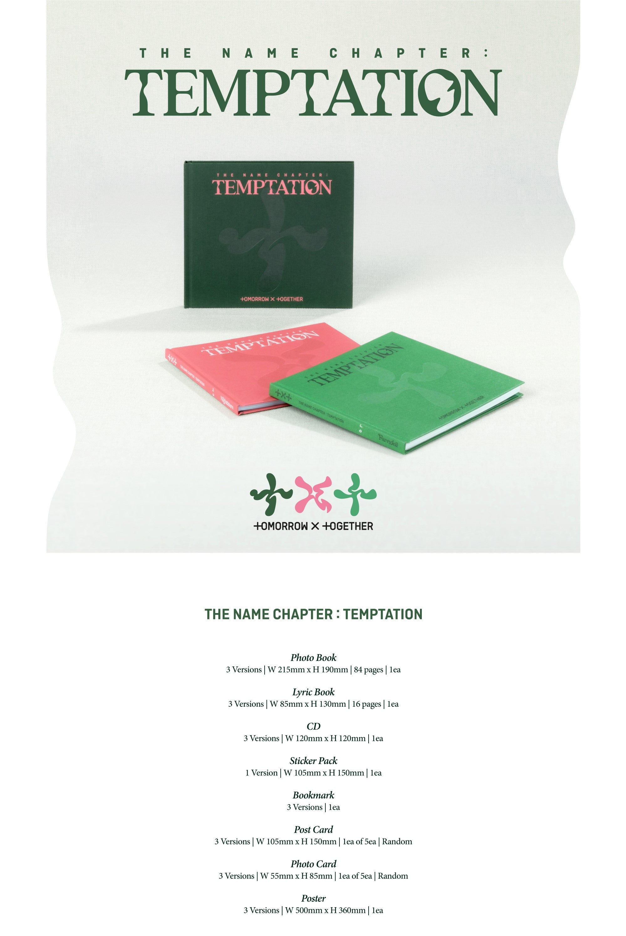 TOMORROW X TOGETHER (TXT) - THE NAME CHAPTER : TEMPTATION